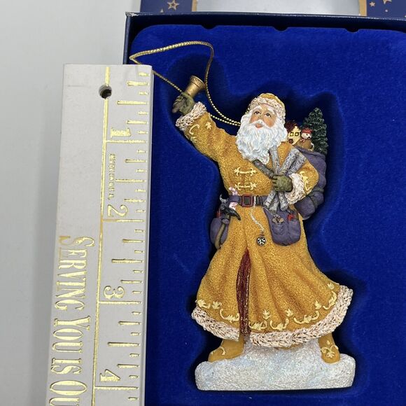 Vintage Pipka's 2001 Stories Of Christmas Carpenter Santa 11435 Holiday Ornament - Picture 12 of 12